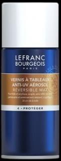Záverečný lak LEFRANC BOURGEOIS - na olej a akryl - sprej 400 ml - matný