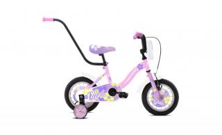 Detský bicykel Capriolo BMX 12 HT VIOLA růžovo-bílé