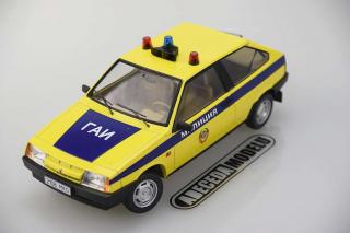 Lada 2108 Samara 1984 Policie (sběratelský model, určeno pouze k vystavení)