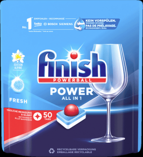 Finish powerball Fresh All in 1 tabletky do umývačky riadu - 50 ks