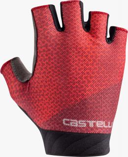 Dámske letné cyklistické rukavice CASTELLI Roubaix Gel 2, hibiscus Veľkosť: XL