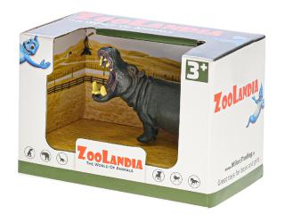 Zoolandia zebra/hroch 9,5-12cm v krabičke - hroch
