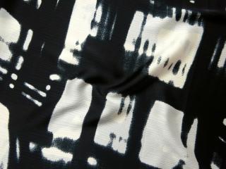 Šatovka Mersi čierna  svetložltý vzor