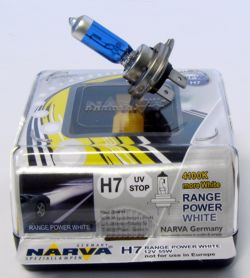 Žiarovka H7 NARVA RPW 12V 55W PX26d Set 2 ks (Žiarovka H7 NARVA RPW Xenónový efekt 12V 55W PX26d Range Power White)
