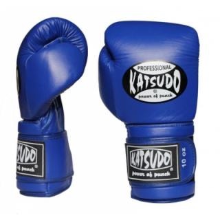 Boxerské rukavice - Katsudo - Profesionál II - modré (Boxerské rukavice - Katsudo - Profesionál II - modré)