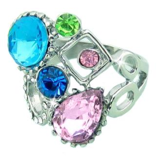Kamienkový prsteň color crystals I. ny4285 chirurgická oceľ veľ.56 (Kamienkový prsteň color crystals I. ny4285 chirurgická oceľ veľ.56)