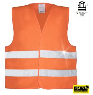 Pracovné odevy - Reflexná vesta ALEX oranžová