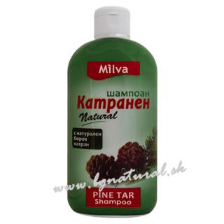Dechtový šampón na vlasy Milva proti lupinám (PINE TAR Shampoo Milva)