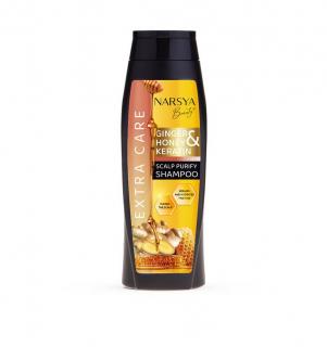 NARSYA BEAUTY – Extra šampón na vlasy so zázvorom, medom a keratínom (NARSYA BEAUTY - Hair Shampoo Ginger &amp; Honey &amp; Keratin)