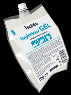 ISOLDA vreckový hygienický gél s dezinfekčnou prísadou 100ml (Dezinfekčný gél 100 ml)