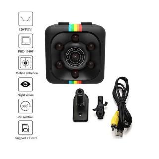 Mini kamera Full HD 1080P COP CAM čierna SQ11