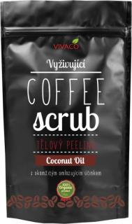 Vivaco Coffee Scrub - Telový kávový peeling - Kokos