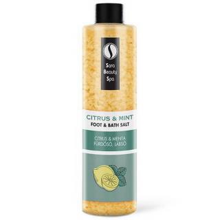 Osviežujúca soľ do kúpela Sara Beauty Spa - Citrus-Mäta  330 g / 1320 g Objem: 330 g