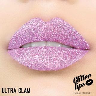 Glitter Lips, vodoodolné trblietky na pery - Ultra Glam 3,5ml
