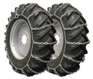 Snehové reťaze na Traktorové pneumatiky 11.2x24, 11,2/10 R24 ,280/85 R24, 360/70 R20  ( 1 pár)