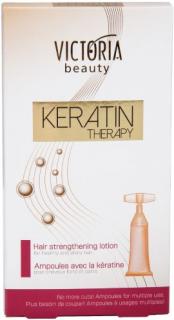 Victoria Beauty KERATIN Therapy  Ampule pre posilnenie vlasov