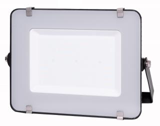 Čierny LED reflektor 200W Premium Studená biela