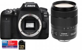 Canon EOS 90D + EF-S 18-135mm f/3.5-5.6 IS USM  + VIP SERVIS 3 ROKY + 64GB SD karta zadarmo + puzdro zadarmo