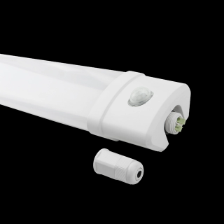 Vodeodolné svietidlo s PIR senzorom 30W, 3600lm, 65cm, 4000K [477644] Denná biela