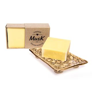 Prírodné soľné mydlo  SOĽNÝ DOTYK  - MusK Balenie: papierová krabička MusK