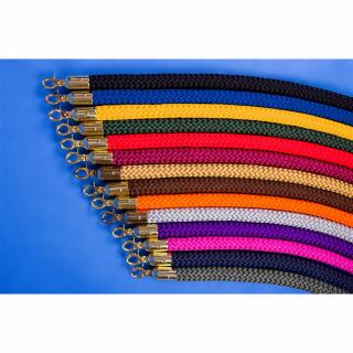Pletené lano pre zahradzovací stĺpik zlatý Název: farba lana: bordová