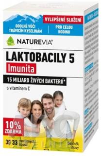 Naturevia Laktobacily 5 Imunita 30+3  kapsúl