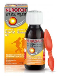 Nurofen sirup 4% pomaranč od 6 rokov 100 ml