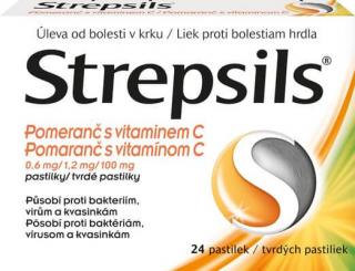 Strepsils Pomaranč s Vitamínom C pas.ord.36