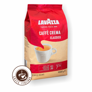 Lavazza Classico Caffe Crema 1 kg  70% Arabica + 30% Robusta