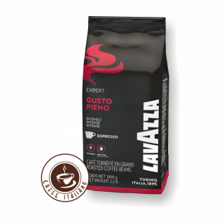 Lavazza Expert Gusto Pieno zrnková káva 1kg  20% Arabica + 80% Robusta