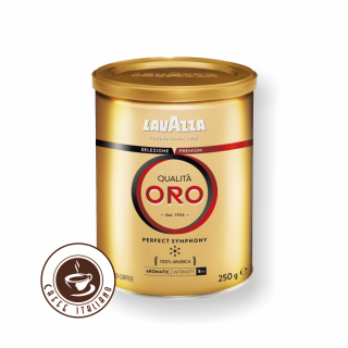 Lavazza Qualita Oro 250g mletá káva v dóze  100% Arabica