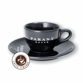 Paraná Caffè biely porcelánový šálka s tanierikom pre Espresso 160 ml