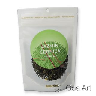 Jazmín černica  zelený ochutený čaj 60 g