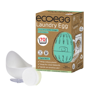 Ecoegg pracie vajíčko na 70 praní s vôňou tropický vánok, detox tableta, držiak na vajíčko