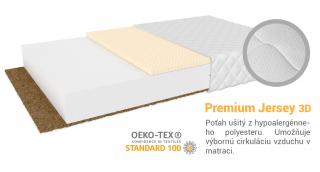 Pikolino matrac 80x200 Poťah: Premium Jersey 3D
