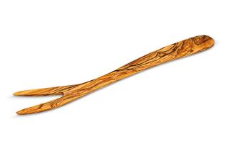 OLIWOOD Drevená vidlička z olivového dreva