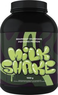 BrainMax Milkshake Protein, BIO, 1000 g  BIO srvátka + BIO mliečny proteín Príchuť: Pistácie