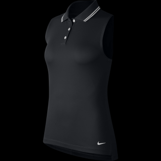Nike Women Dry Victory Polo Sleeve Solid OLC L black Damske