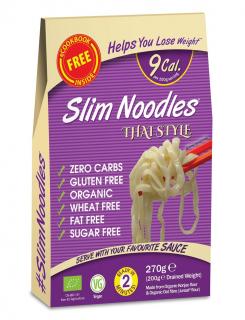 Slim Pasta konjakové rezance thajské BIO 270 g (9 kcal, 0 g sacharidov)