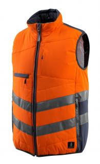 Mascot GRIMSBY zimná reflexná vesta Oranžová/tmavomodrá (Zimná reflexná vesta)