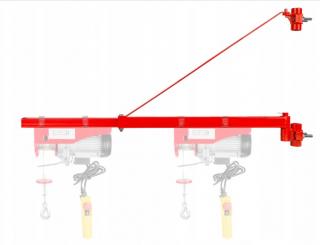 Otočná konštrukcia na lanový navijak 1000kg (Výkyvné rameno pre elektrický lanový navijak do 1000kg)