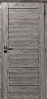 Interiérové dvere Imperio Door Evia 3-plné dub šedý Šírka: 60 cm, Otváranie: Pravé