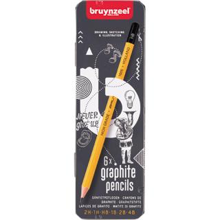 Sada grafitových ceruziek Bruynzeel - sada 6 ks