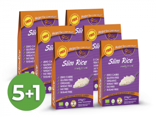 Výhodný balíček konjakovej ryže Slim Pasta v náleve 5+1 zadarmo