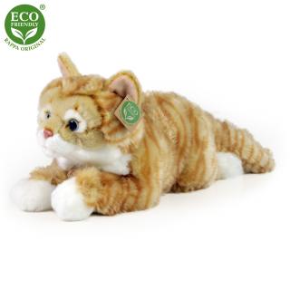 Eco-Friendly mourovatá mačka hnedá 40 cm