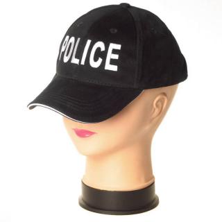 Detská šiltovka POLICE čierna (Policajná šiltovka pre deti | Lacné šiltovky online)