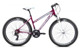 Horský bicykel Capriolo MONITOR Lady FSL 26 /17HT bordo-bílo-tyrkysové (2021)