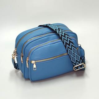 Dámska crossbody kabelka 89002 modrá