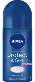 Nivea Protect & Care dámsky gulôčkový deodorant - 50 ml