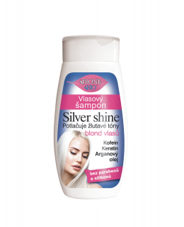 BC BIONE Silver shine vlasový šampón 260ml